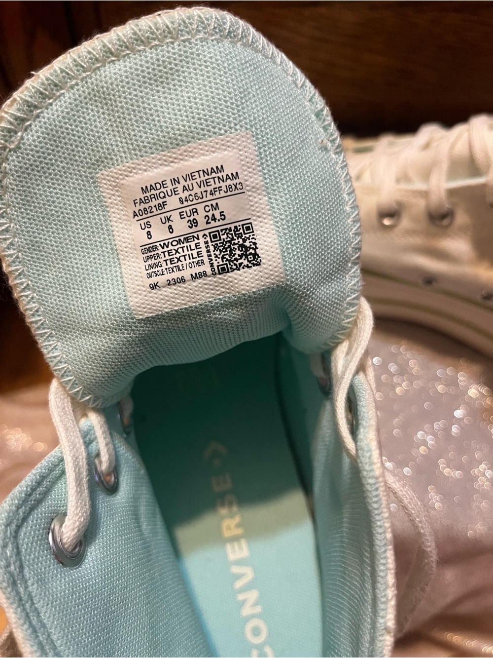 Converse Chuck Taylor All Star “Self Care Club” High Top Platform Sneaker (S 8) - Picture 8 of 12